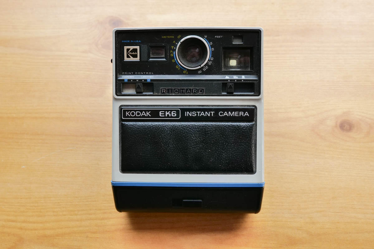 Vue de face du Kodak EK6