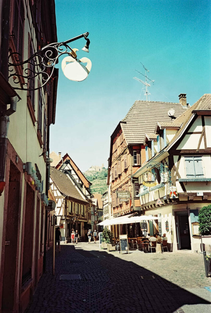 Les rues d'un village alsacien
